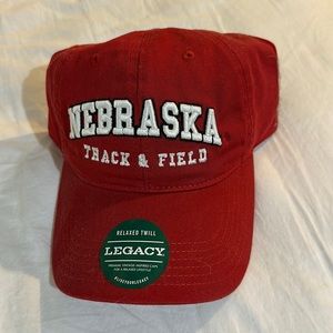 Nebraska Track and Field hat! New red!